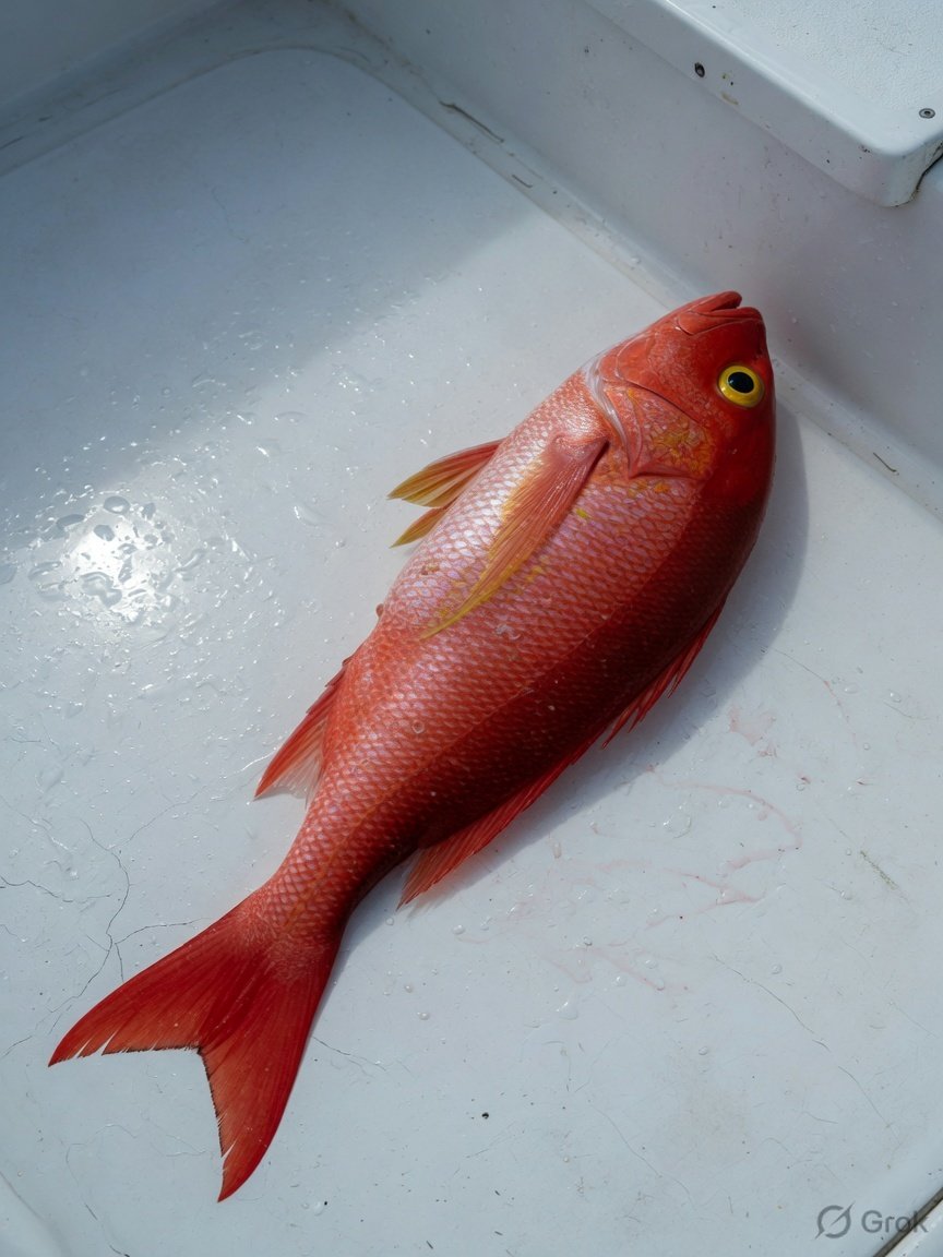 Queen snapper from deep drop fishing